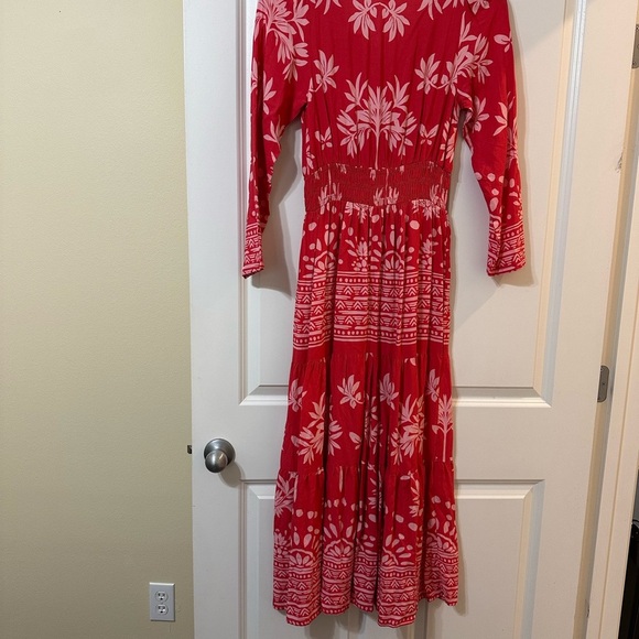 Easel Floral Boho Rayon Maxi Dress, Women’s Size Small - Picture 4 of 8